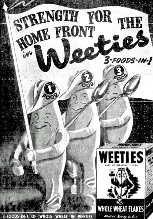 Weeties cereal advertisement